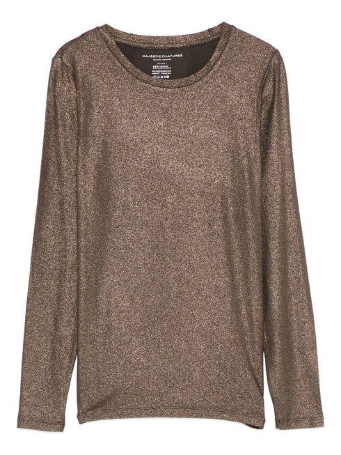 MAJESTIC LUREX JERSEY T-SHIRT